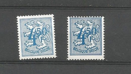 OCB 1745 Lichtblauw En Blauw Postfris Zonder Scharnier - Altri & Non Classificati