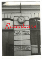 Unieke Oude Foto Oude Stadsklok Koninklijke Entrepot Stapelhuizen (Afgebroken) Ingang Douaniers ANTWERPEN - Antwerpen