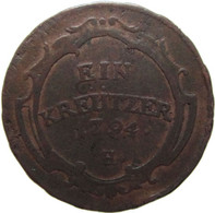 LaZooRo: Austria FURTHER AUSTRIA 1 Kreuzer 1794 H VF / XF - Autriche