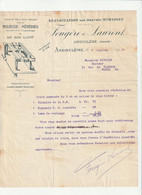 16-Fougère & Laurent.....Relieuse Mèredieu...Angoulême..(Charente)..1921 - Autres