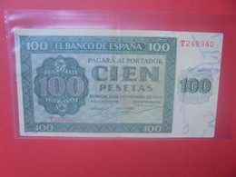 ESPAGNE 100 PESETAS 1936 Circuler (L.5) - 25 Peseten