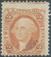 United States,U.S.A,1862-71 Inter Revenue Tax-Fiscal 2c Orange,(Variety Of Color)Mint - Steuermarken