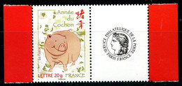 2007 - France - Timbre Personnalisé Année Du Cochon Vignette Cérès - NEUF - No 4001A - Cote 6,00 € - Ungebraucht