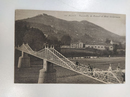 CPA 30 ALAIS ALES PASSERELLE DU FOIRAIL - Alès