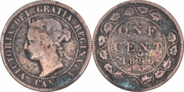 Canada - 1896 - One Cent - Reine Victoria - KM#7 - 05-244 - Canada