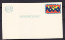 Nations Unies - New York - Carte Postale - Entier Postal - - Cartas & Documentos