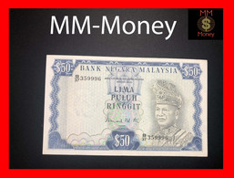 MALAYSIA 50 Ringgit  1976   P. 16  *rare*   VF+ - Malaysie