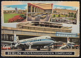 D-12101 Berlin - Flughafen Tempelhof - Hangar - Flugzeuge Pan Am & BEA - Halle - Cars - Nice Stamp - Tempelhof