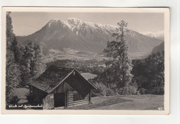 B3583) Blick Ins GOISERNTAL Mit Holzhütte Im Vordergrund ALT !! GOISERN - Bad Goisern