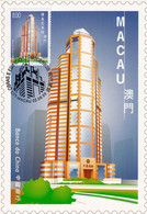 Macau, Macao, Maximum Cards, (124) Obras E Edificios Modernos 1999 - Tarjetas – Máxima