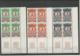 FRANCE SERIE SERVICE N° 43/44/45 NEUVE SUPERBE COTE 37.50 EUROS.en Coins Datés - Service