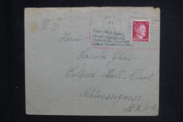 LUXEMBOURG - Enveloppe De Luxembourg En 1942 Pour Hall En Tyrol, Affranchissement Allemand - L 124137 - 1940-1944 Occupazione Tedesca