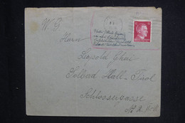 LUXEMBOURG - Enveloppe De Luxembourg En 1942 Pour Hall En Tyrol, Affranchissement Allemand - L 124137 - 1940-1944 Ocupación Alemana