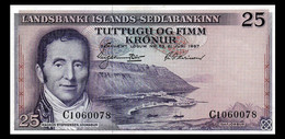 # # # Banknote Island (Iceland) 25 Kronur 1957 AU- # # # - Iceland