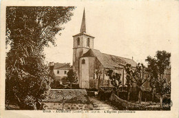 Aumont * Un Coin Du Village Et L'église Paroissiale - Aumont Aubrac