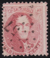 Belgie  .   OBP    .   16-B       .     O        .    Gestempeld     .   /   .   Oblitéré - 1863-1864 Médaillons (13/16)