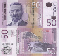 SERBIA 50 Dinara 2011 UNC  (Prefix AC) - Servië