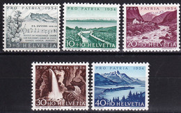 MiNr. 597 - 601 Schweiz1954, 1. Juni. „Pro Patria“: 100. Todestag Von Alberich Zwyssig - Postfrisch/**/MNH - Unused Stamps