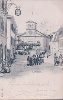 La Sarraz VD, La Croix Blanche Et Rue Animée (1210) - La Sarraz