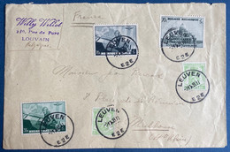 Belgique 6 Lettres Recommandées Avec Series Completes Des Années 1936 à 1938 TTB - 1883 Leopoldo II