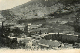 Axat * Vue Sur Le Village Et La Scierie NICOLEAU * Métier Bois - Axat