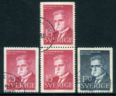 SWEDEN 1960 Branting Birth Centenary Used.  Michel 465-66 - Used Stamps