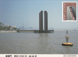 Macau, Macao, Maximum Cards, (141) Esculturas Comtemporâneas 1999 - Tarjetas – Máxima