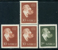 SWEDEN 1960 Fröding Birth Centenary MNH / **.  Michel 461-62 - Nuovi