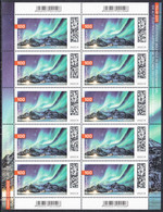 !a! GERMANY 2022 Mi. 3680 MNH SHEET(10) - Sky Evidences: Polar Lights - 2021-…