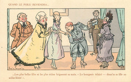 MILITAIRE PATRIOTIQUES  " Quand Le Poilu Reviendra..."  Illustrateur Louis MORIN Edit Gallais N°171 - Patriottisch