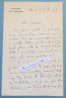 L.A.S 1903 Jules ROCHE Député Né à Saint Etienne - Avocat Journaliste - Proche De Clemenceau Lettre Chambre Des Députés - Autógrafos