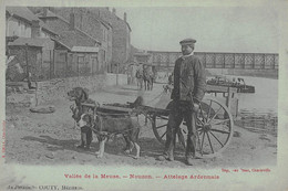 CPA 08 VALLEE DE LA MEUSE NOUZON ATTELAGE ARDENNAIS (attelage Chien - Andere & Zonder Classificatie