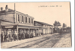 CPA 33 Pauillac La Gare Train - Pauillac