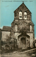 St Martial Entraygues * La Place De L'église Du Village - Autres & Non Classés