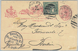 77279  - AUSTRALIA Queensland - POSTAL HISTORY - STATIONERY  CARD To BERLIN 1897 - Altri & Non Classificati