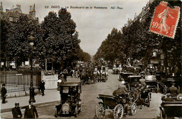 Paris * 1er * Le Boulevard De La Madeleine * Attelage * Automobile Voiture Ancienne - Arrondissement: 01