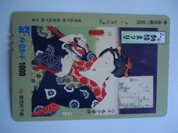 JAPAN  OTHERS CARDS  PAINTING PAINTINGS  WOMENS - Pintura