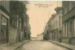 Chemillé * Rue Nationale * Crédit De L'Ouest * Coiffeur Salon De Coiffure - Chemille