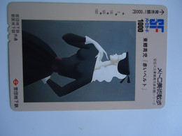 JAPAN  OTHERS CARDS  PAINTING PAINTINGS  WOMENS - Peinture