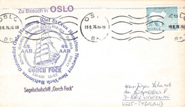 NORWAY - SEGELSCHULSCHIFF "GORCH FOCK" IN OSLO 1976 / K5-21 - Lettres & Documents