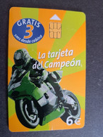 SPAIN/ ESPANA   6€ Motor Racer / LA TARJETA DEL CAMPEON   Fine Used  CHIP CARD  **10362** - Private Issues