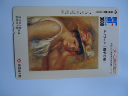 JAPAN  OTHERS CARDS  PAINTING PAINTINGS  WOMENS - Painting