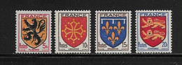 FRANCE  ( FR4 - 540 )  1944  N° YVERT ET TELLIER  N°  602/605    N** - Neufs