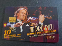 NETHERLANDS CHIPCARD € 10,-  ,- ARENA CARD / ANDRE RIEU    /MUSIC   - USED CARD  ** 10366** - Públicas