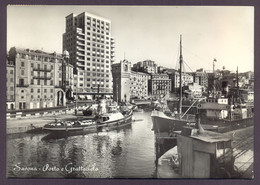 SAVONA  Il Porto E Grattacielo - Viaggiata 1953 - Savona
