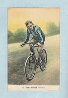 CPA Cyclisme Édition J. Boldo, Robert WALTHOUR, Stayer Américain. Référence 203. - Cyclisme