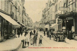 Troyes * Les Grands Magasins JORRY PRIEUR * Rue Notre Dame * Automobile Voiture Ancienne - Troyes