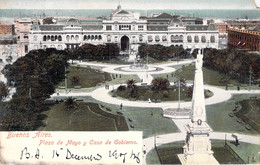 CPA BUENOS AIRES - Plaza De Mayo Y Casa De Gobierno - Argentina