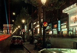 PARIS Avenue Des Champs Elysées Arc De Triomphe De L 'Etoile    (voitures )   (recto-verso) 75 Paris - Parijs Bij Nacht