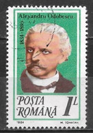 Romania 1984. Scott #3237 (U) Famous Man, Alexandru Odobescu (1834-95) - Gebruikt